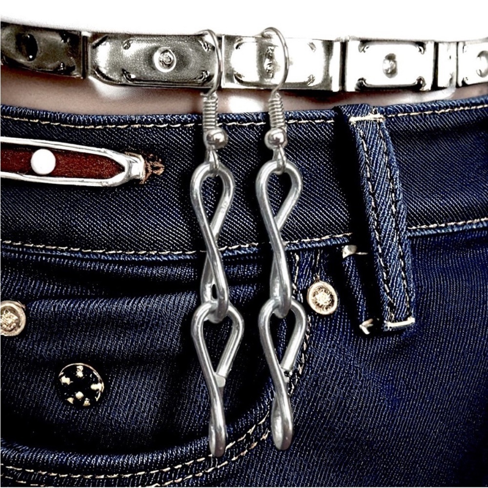 5 For $25💫Silver Alternative Chain Earrings